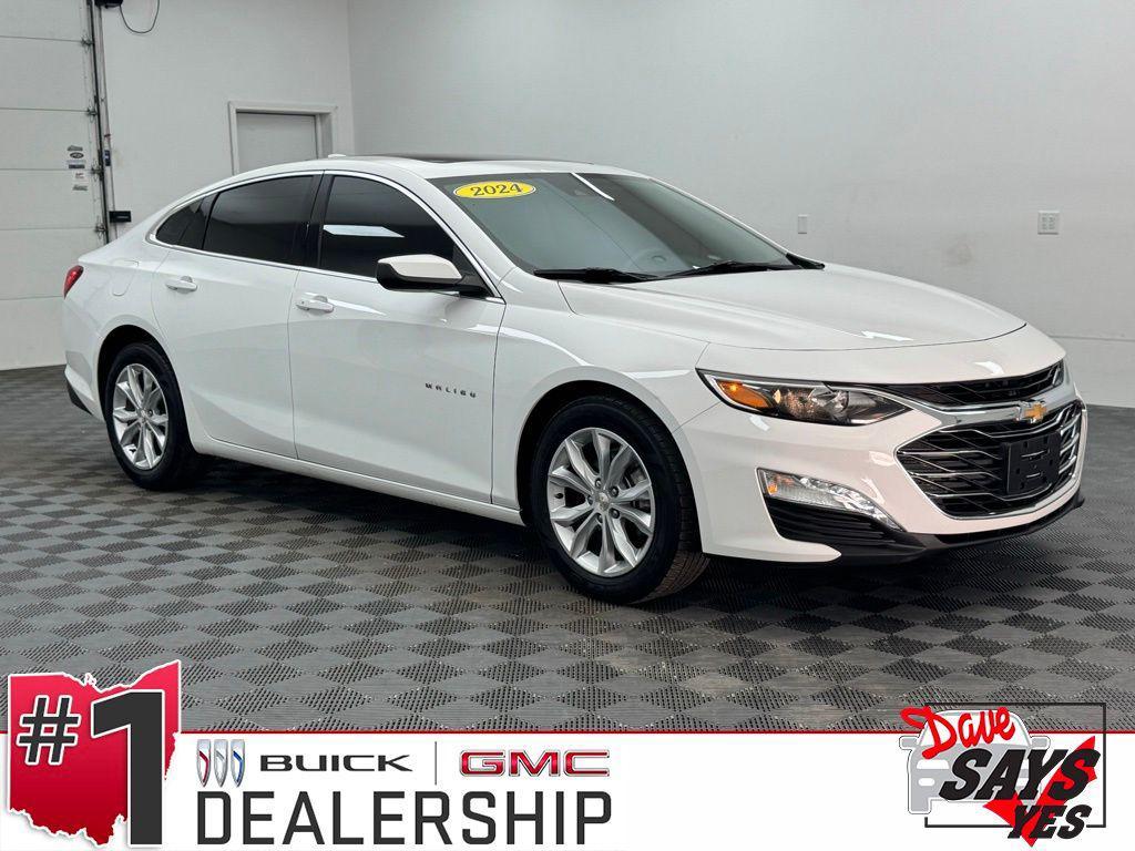 used 2024 Chevrolet Malibu car, priced at $21,396