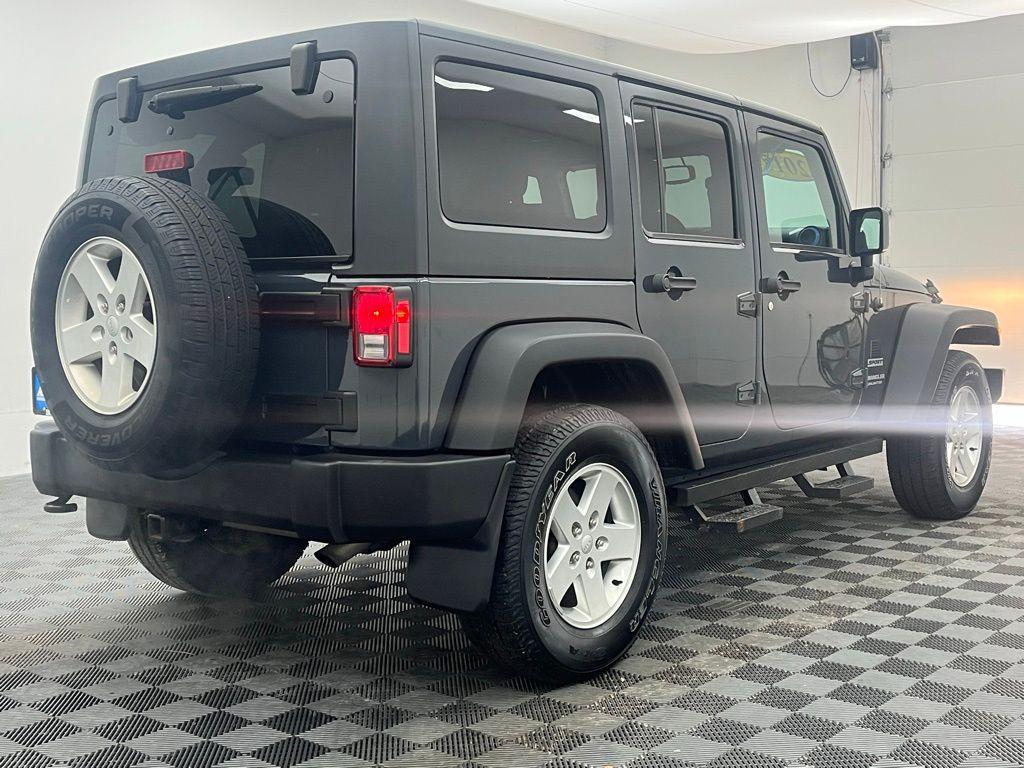 used 2017 Jeep Wrangler Unlimited car, priced at $15,996