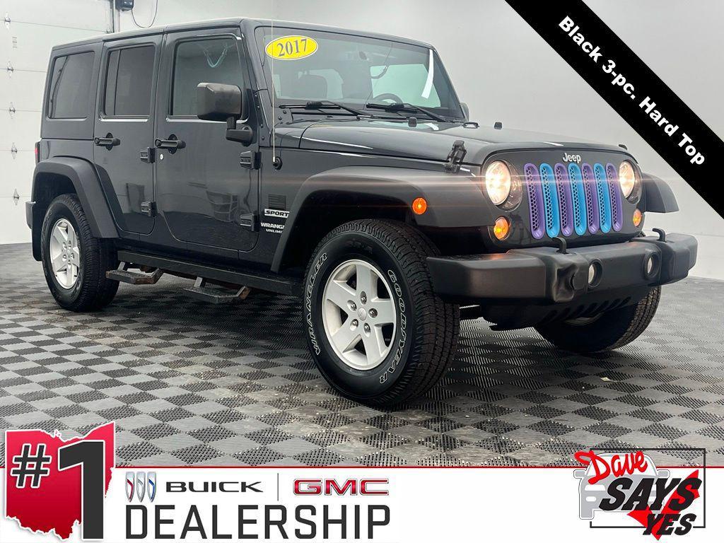 used 2017 Jeep Wrangler Unlimited car, priced at $15,996