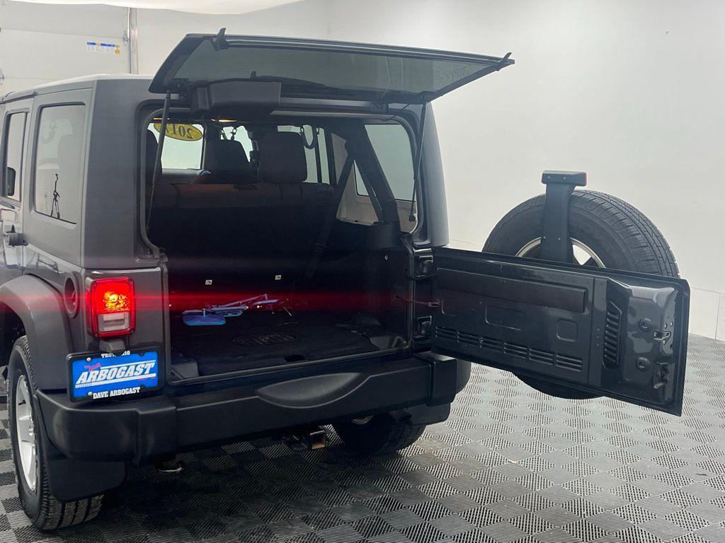 used 2017 Jeep Wrangler Unlimited car, priced at $15,996