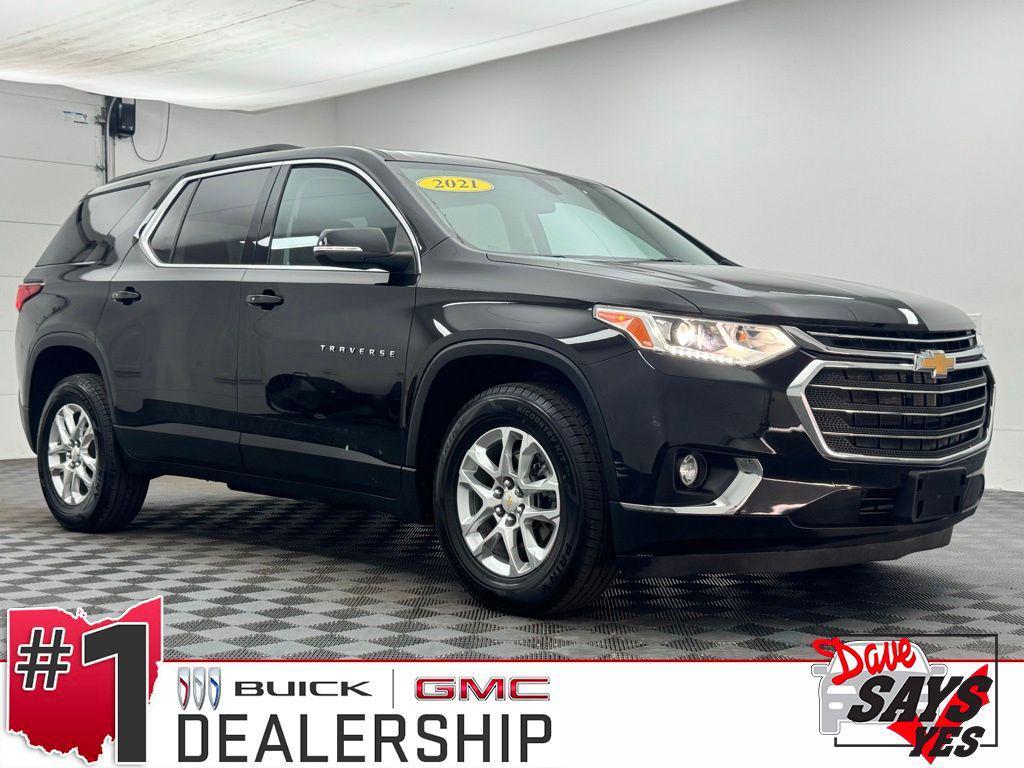 used 2021 Chevrolet Traverse car, priced at $21,990