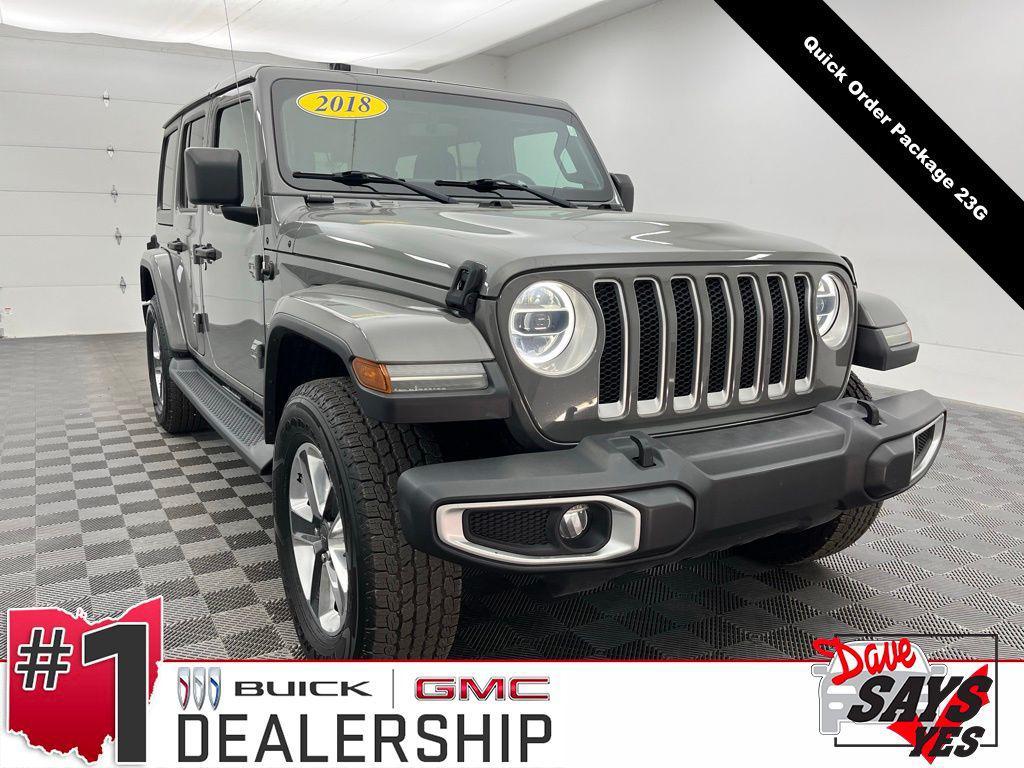 used 2018 Jeep Wrangler Unlimited car, priced at $24,896