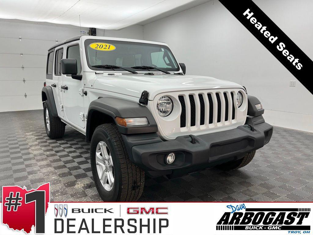 used 2021 Jeep Wrangler Unlimited car, priced at $22,659