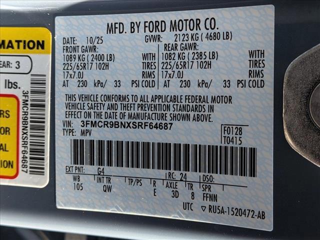 new 2025 Ford Bronco Sport car, priced at $33,922