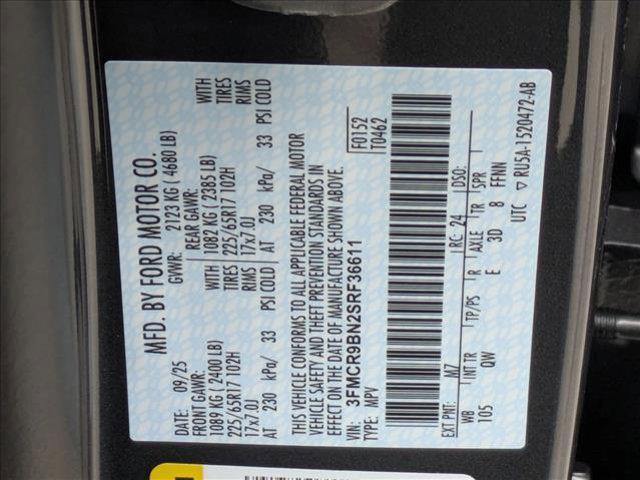 new 2025 Ford Bronco Sport car, priced at $28,218