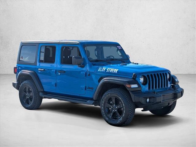used 2021 Jeep Wrangler Unlimited car, priced at $22,756