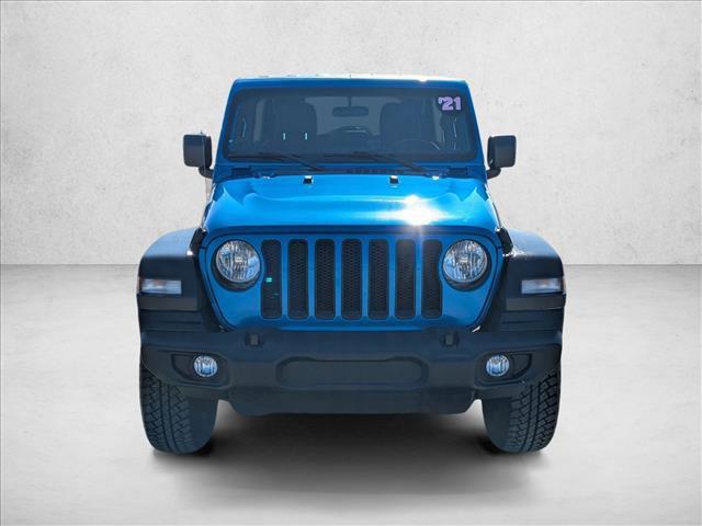 used 2021 Jeep Wrangler Unlimited car, priced at $22,756