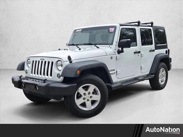 used 2015 Jeep Wrangler Unlimited car, priced at $12,449