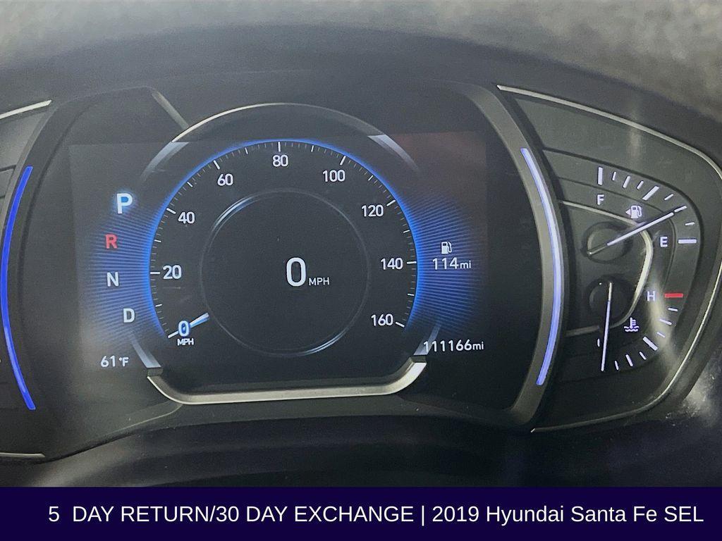 used 2019 Hyundai Santa Fe car, priced at $12,900