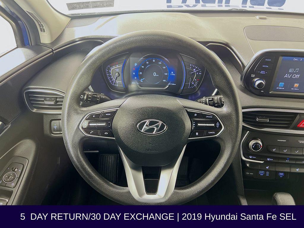 used 2019 Hyundai Santa Fe car, priced at $12,900