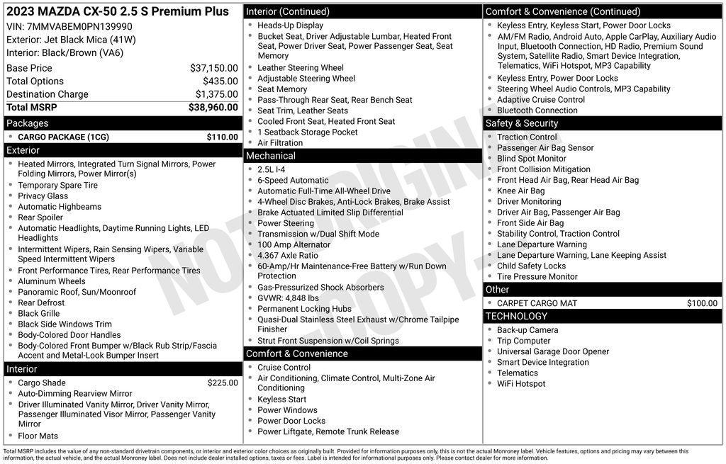used 2023 Mazda CX-50 car, priced at $28,499