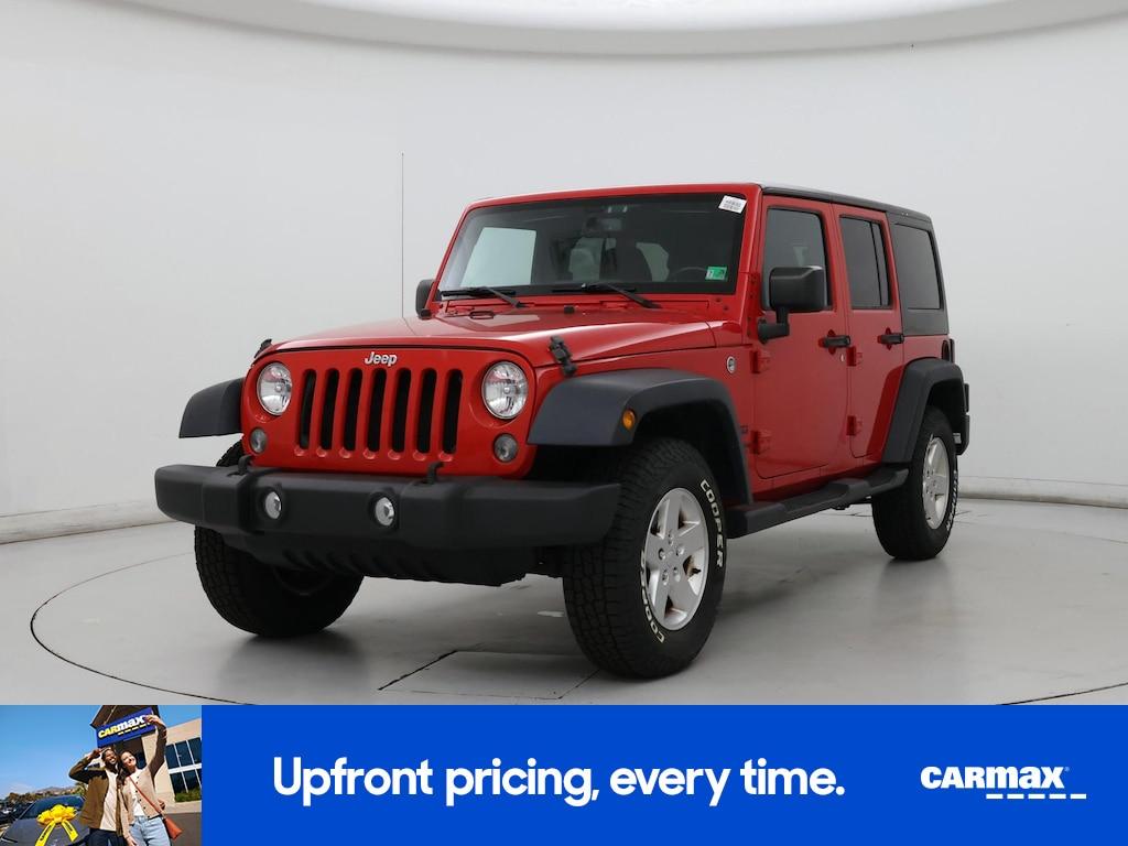 used 2016 Jeep Wrangler car, priced at $18,998