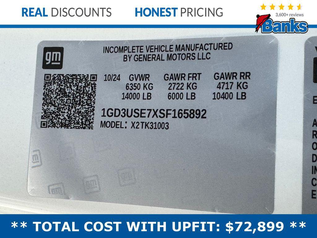 new 2025 GMC Sierra 3500 car, priced at $53,093