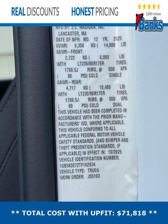 new 2026 Chevrolet Silverado 3500 car, priced at $52,318