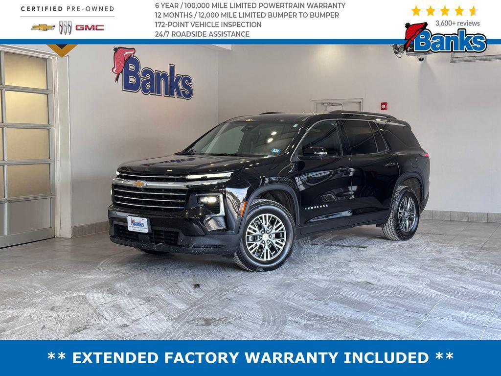 used 2024 Chevrolet Traverse car, priced at $35,987