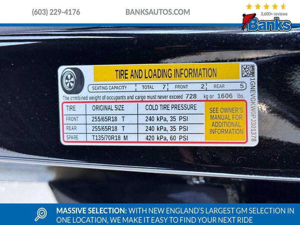 used 2023 Chevrolet Traverse car, priced at $31,487