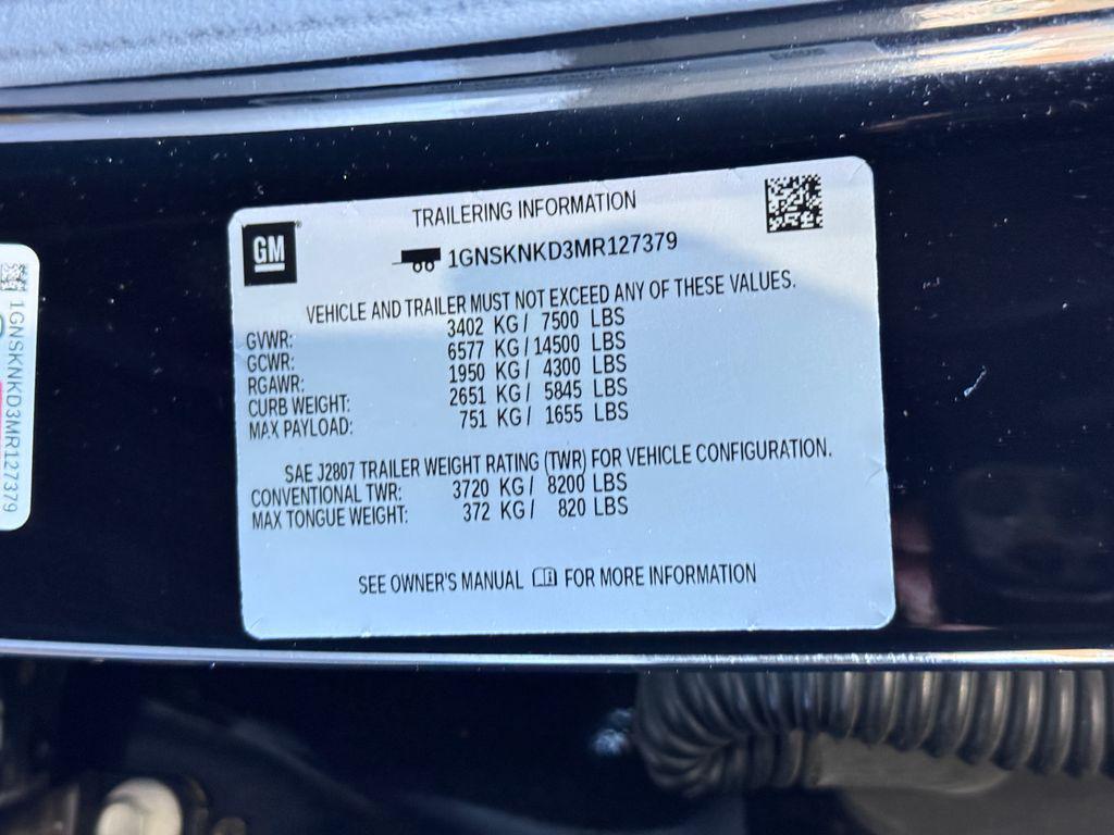 used 2021 Chevrolet Tahoe car, priced at $46,987