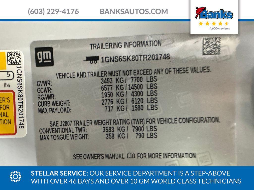 new 2026 Chevrolet Tahoe car, priced at $82,925