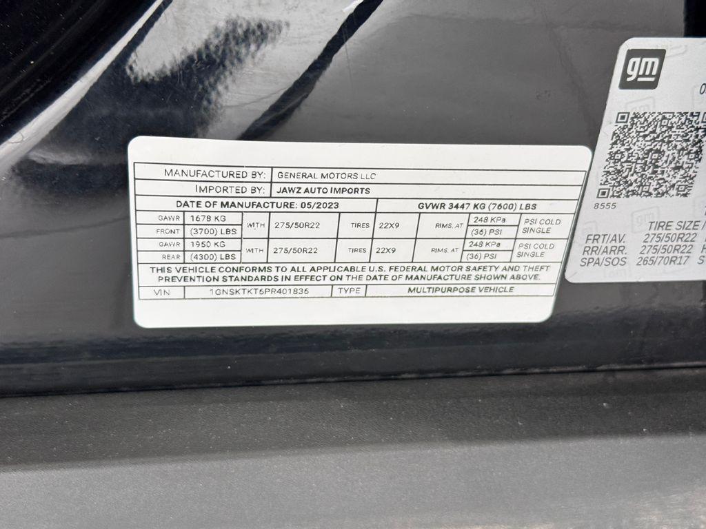 used 2023 Chevrolet Tahoe car, priced at $66,487