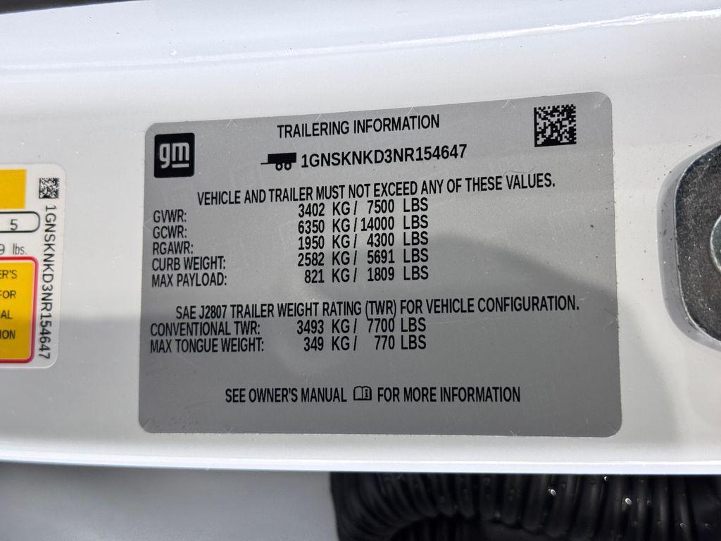 used 2022 Chevrolet Tahoe car, priced at $52,487