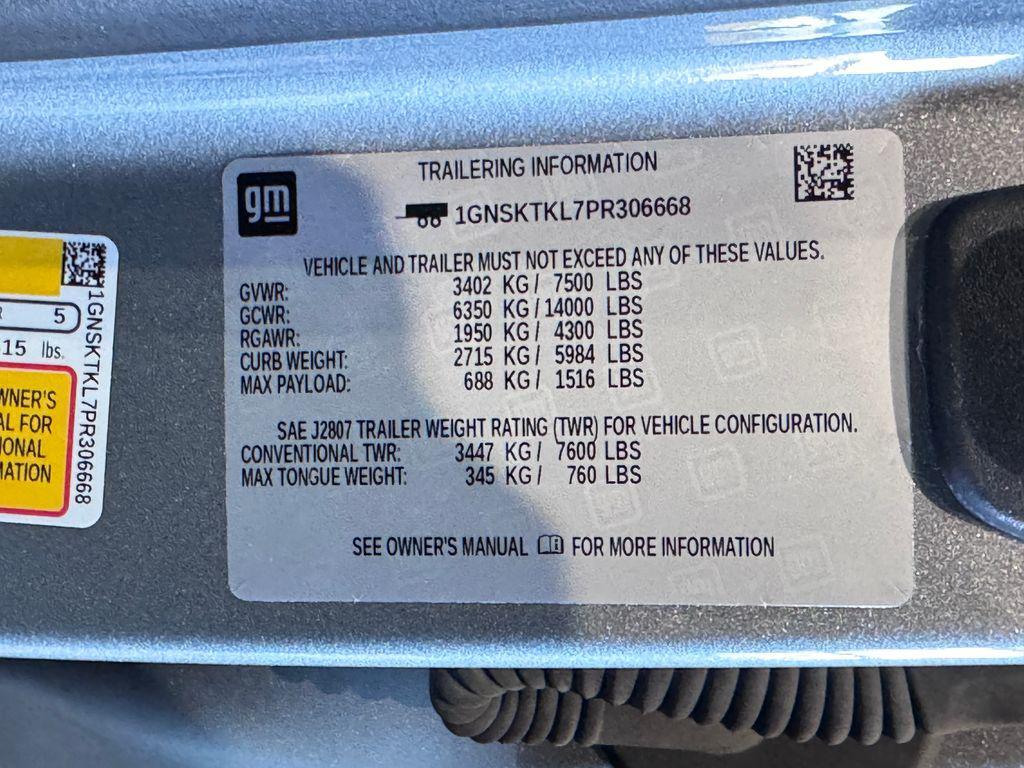 used 2023 Chevrolet Tahoe car, priced at $63,987