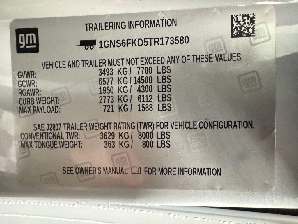 new 2026 Chevrolet Suburban car, priced at $86,980