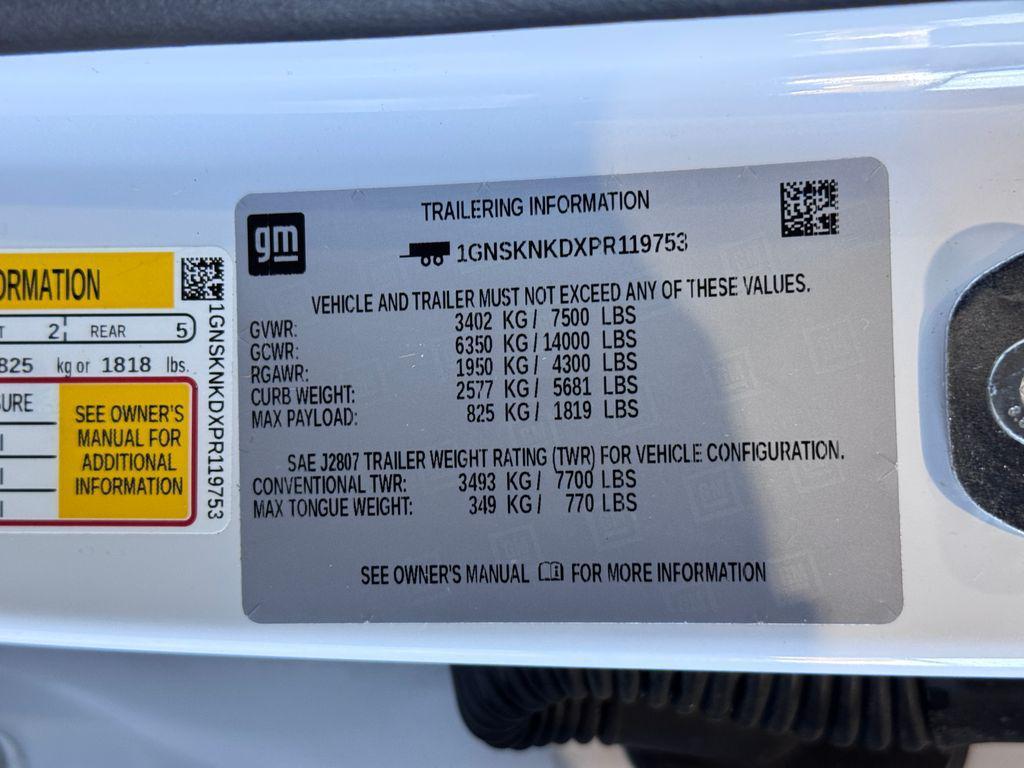 used 2023 Chevrolet Tahoe car, priced at $51,987