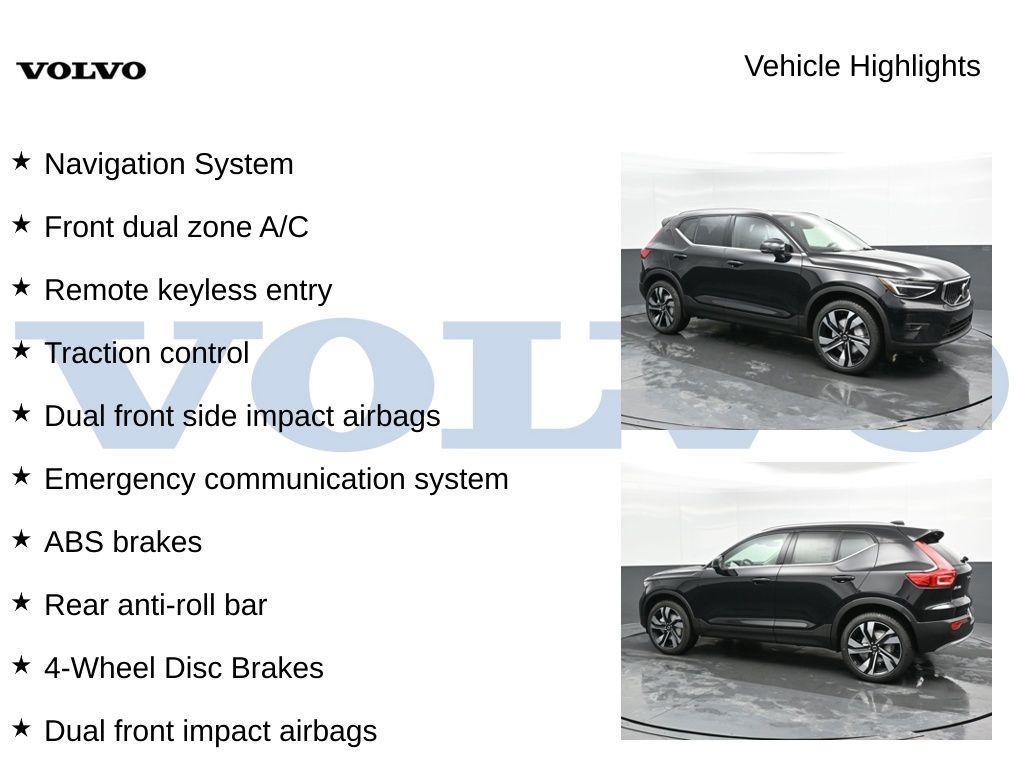 new 2025 Volvo XC40 car, priced at $46,403