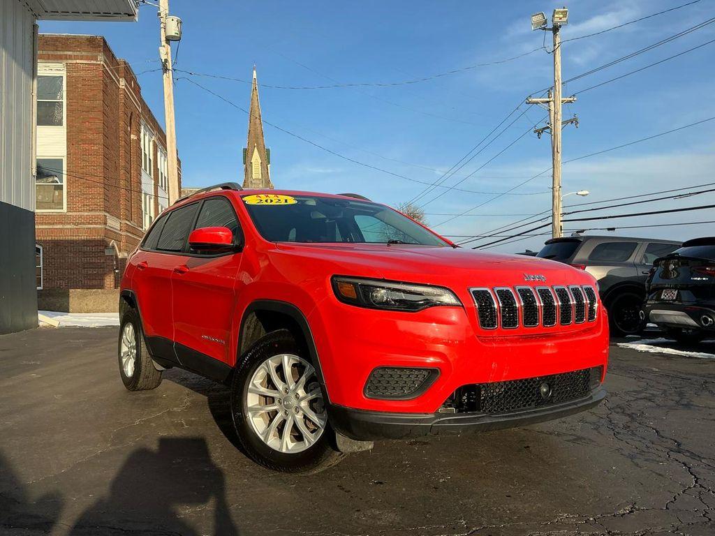 used 2021 Jeep Cherokee car, priced at $17,975