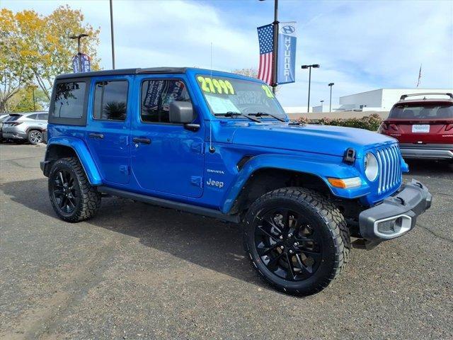used 2021 Jeep Wrangler Unlimited 4xe car, priced at $26,999