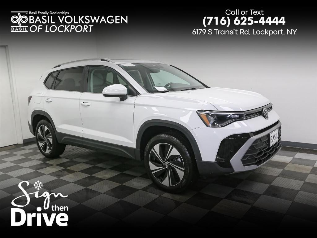 new 2025 Volkswagen Taos car, priced at $28,826