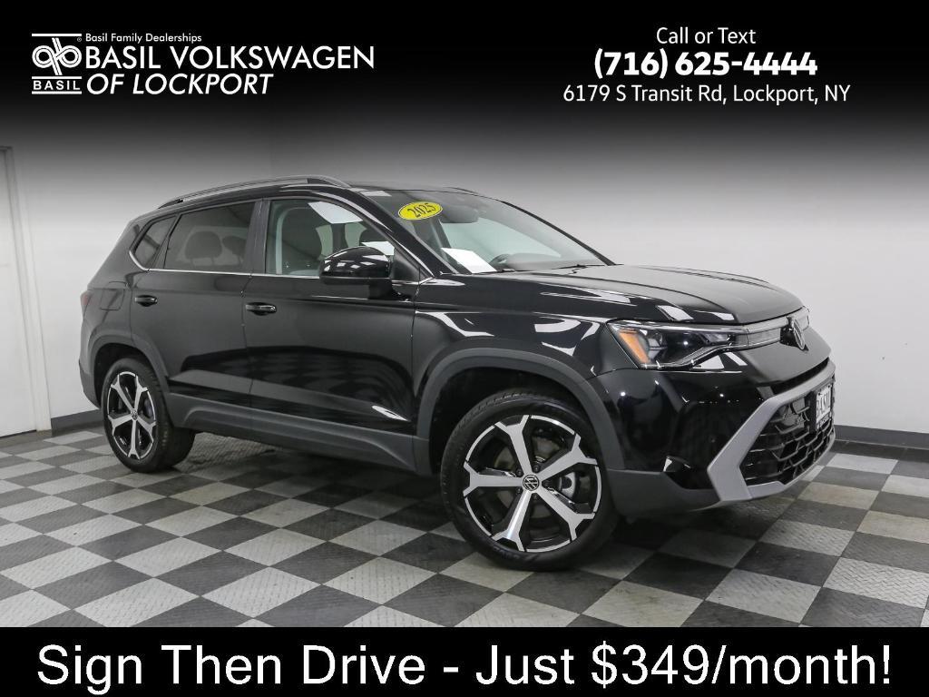 used 2025 Volkswagen Taos car, priced at $30,697