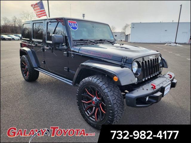 used 2016 Jeep Wrangler Unlimited car, priced at $19,499