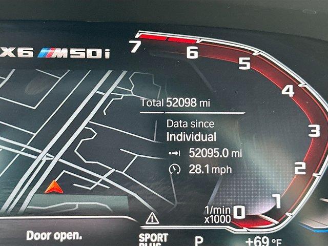 used 2022 BMW X6 car, priced at $52,500