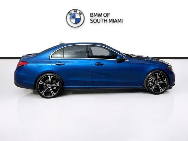 used 2022 Mercedes-Benz C-Class car, priced at $25,500