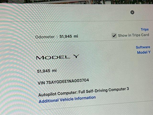 used 2022 Tesla Model Y car, priced at $26,000