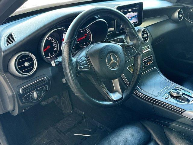 used 2018 Mercedes-Benz C-Class car, priced at $15,000