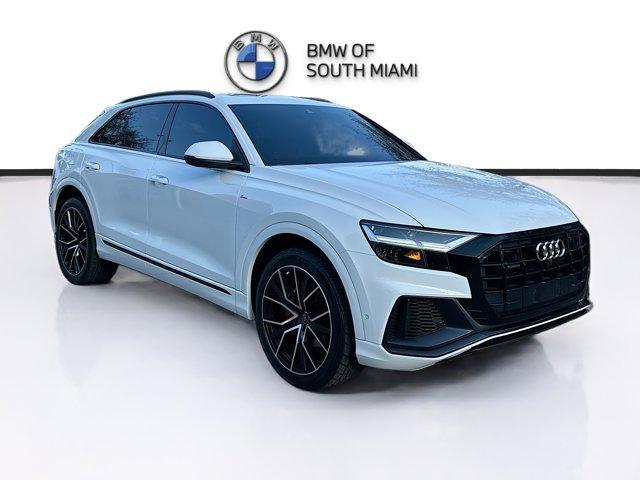 used 2020 Audi Q8 car, priced at $34,000