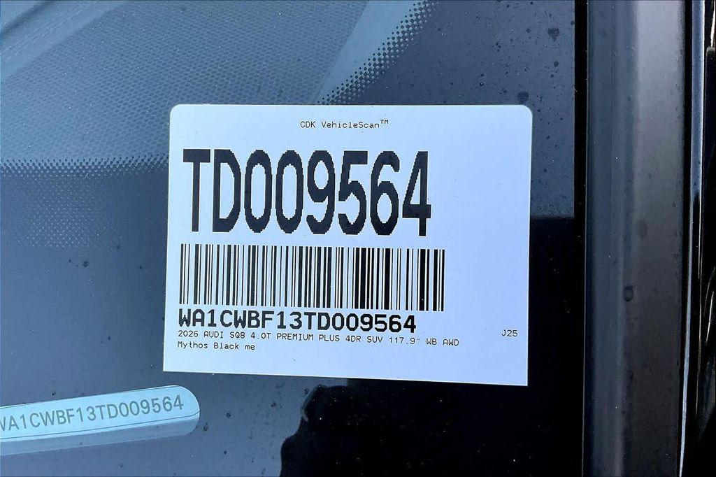 new 2026 Audi SQ8 car, priced at $126,555