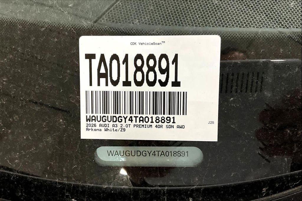 new 2026 Audi A3 car, priced at $39,999