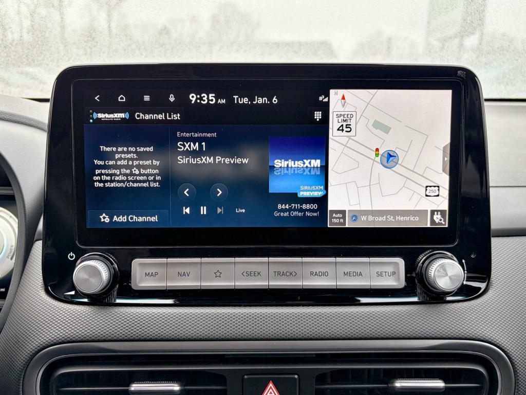 used 2023 Hyundai Kona EV car, priced at $20,628