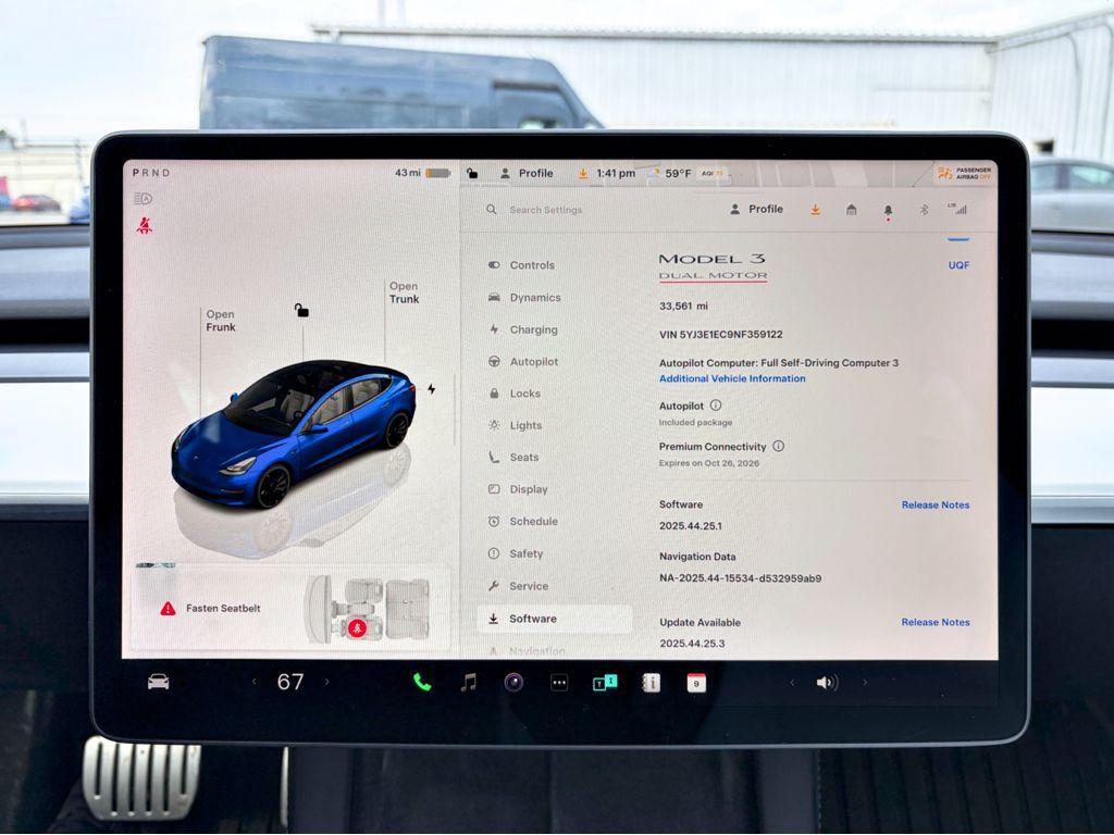used 2022 Tesla Model 3 car, priced at $28,949
