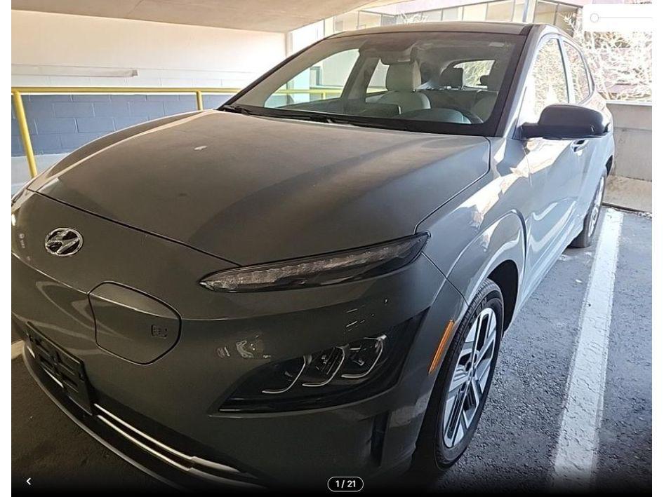 used 2023 Hyundai Kona EV car, priced at $22,599