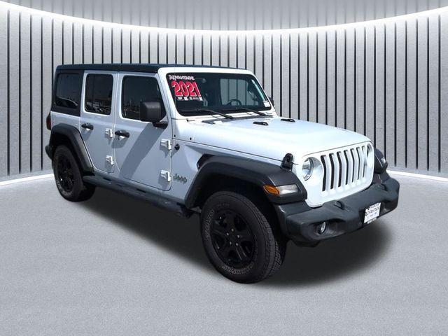 used 2021 Jeep Wrangler Unlimited car, priced at $26,100