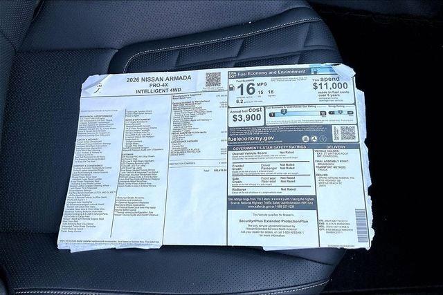 new 2026 Nissan Armada car, priced at $79,185