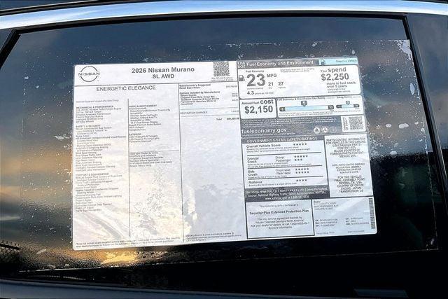 new 2026 Nissan Murano car, priced at $43,034