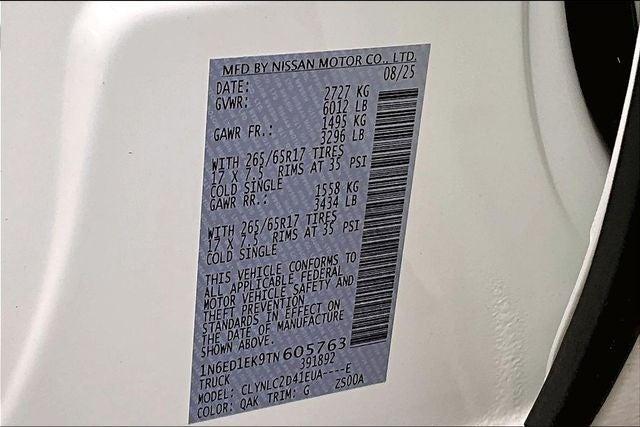 new 2026 Nissan Frontier car, priced at $42,045