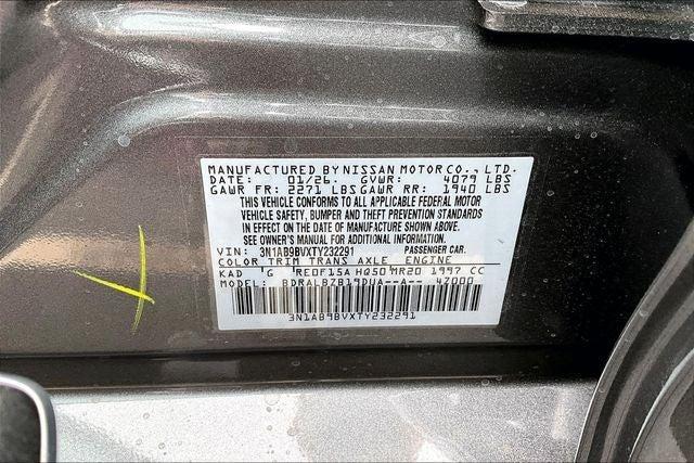 new 2026 Nissan Sentra car, priced at $24,385