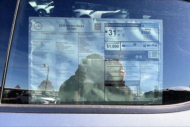 new 2026 Nissan Kicks car, priced at $28,235