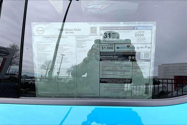 new 2026 Nissan Kicks car, priced at $28,235